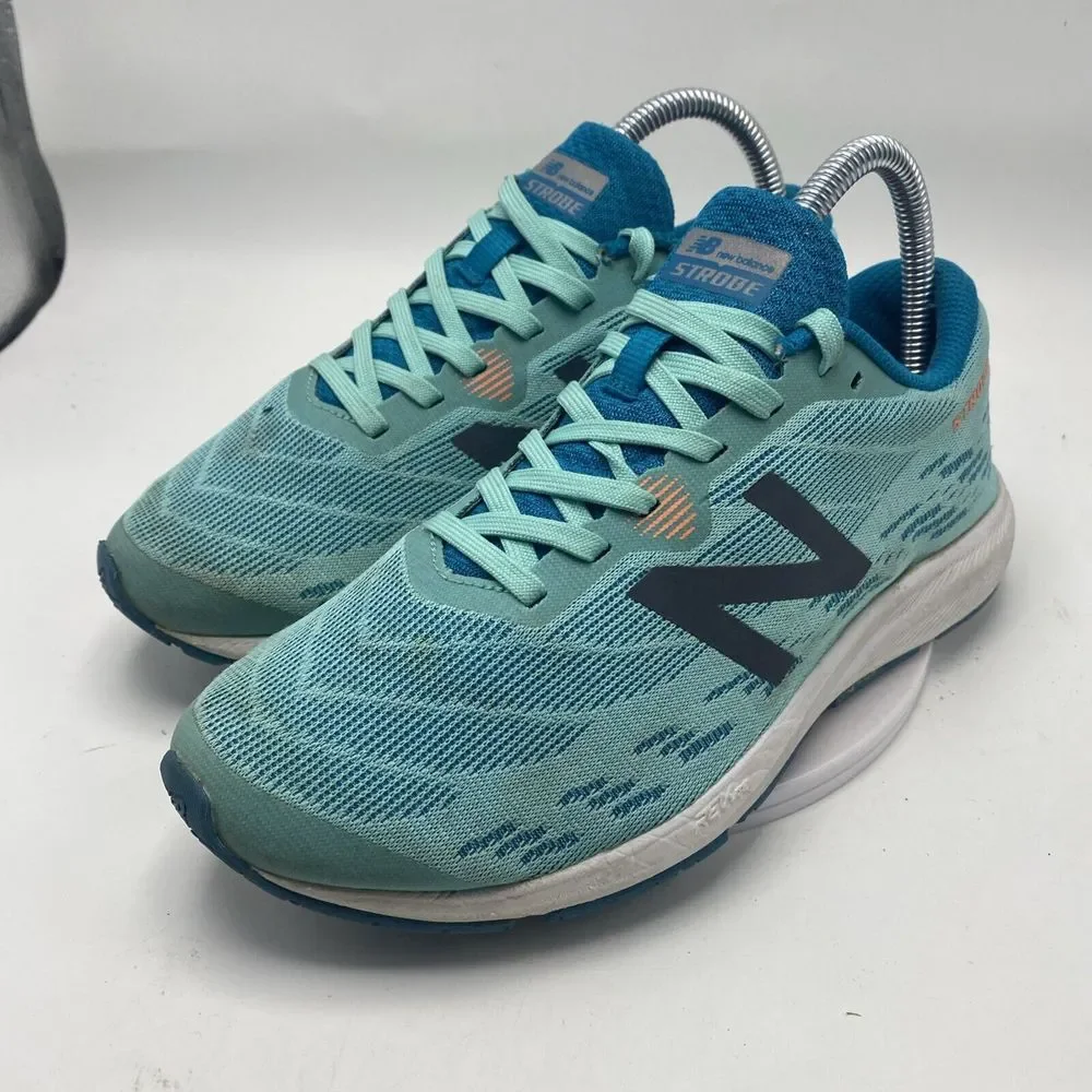 New Balance Shoes Women Size 7.5 Strobe Teal Blue Athletic Running 3823 - Picture 6 of 16